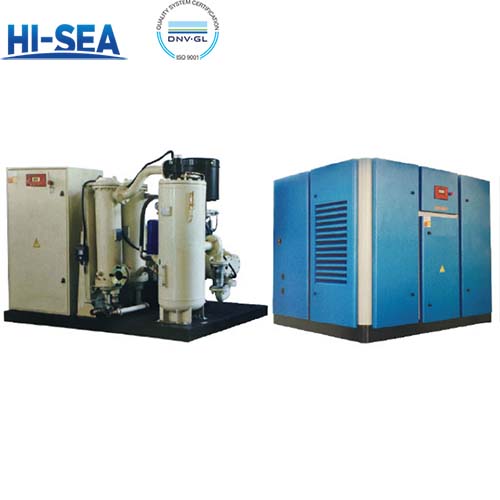 CCS marine screw air compressor